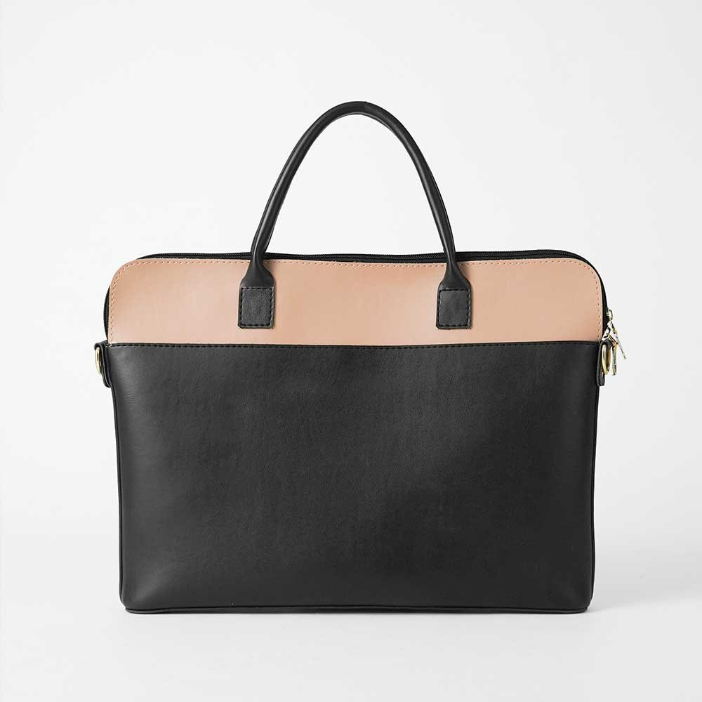 Sack Laptop Bag (Black & Peach) - Image 4