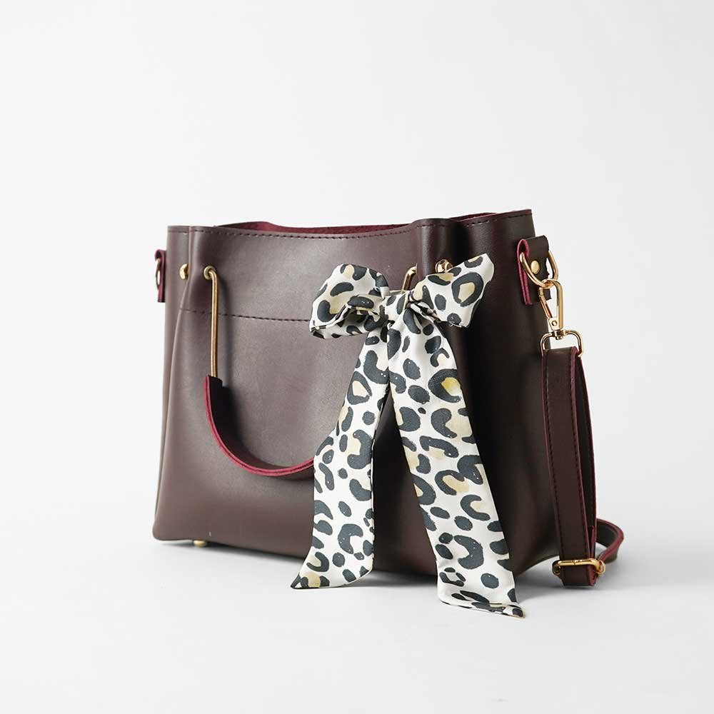 Mini Emerald set of 2 Bag Maroon - Image 3