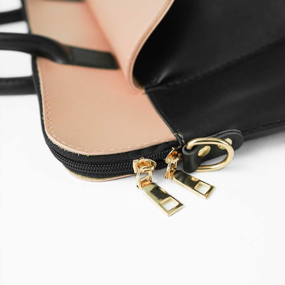 Sack Laptop Bag (Black & Peach) - Image 6