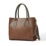 catchy bag brown (checkered)