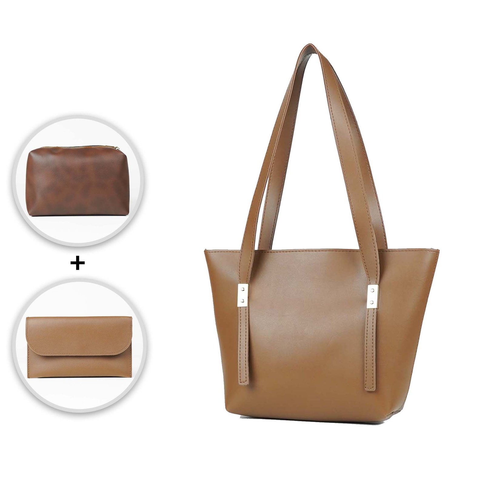 Falcon tote set of 3 Bag brown